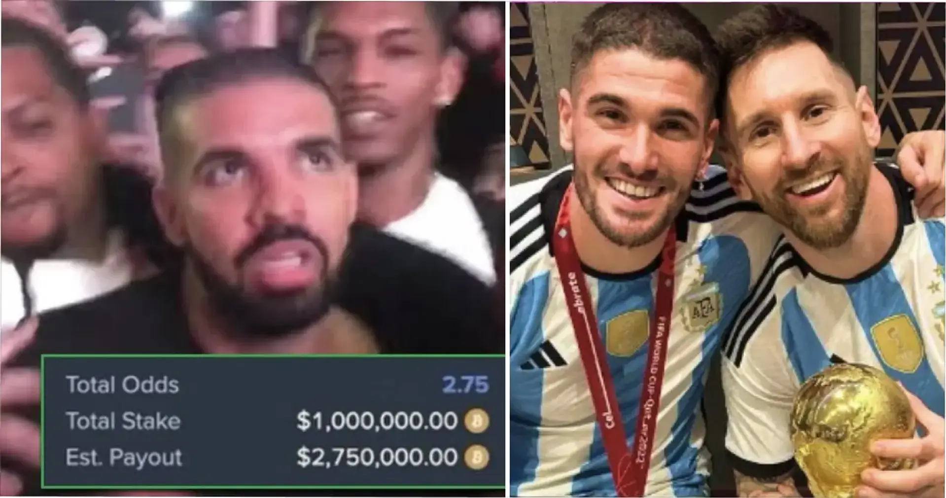 Drake Bets $300K on Canada vs Argentina in Copa America Semis